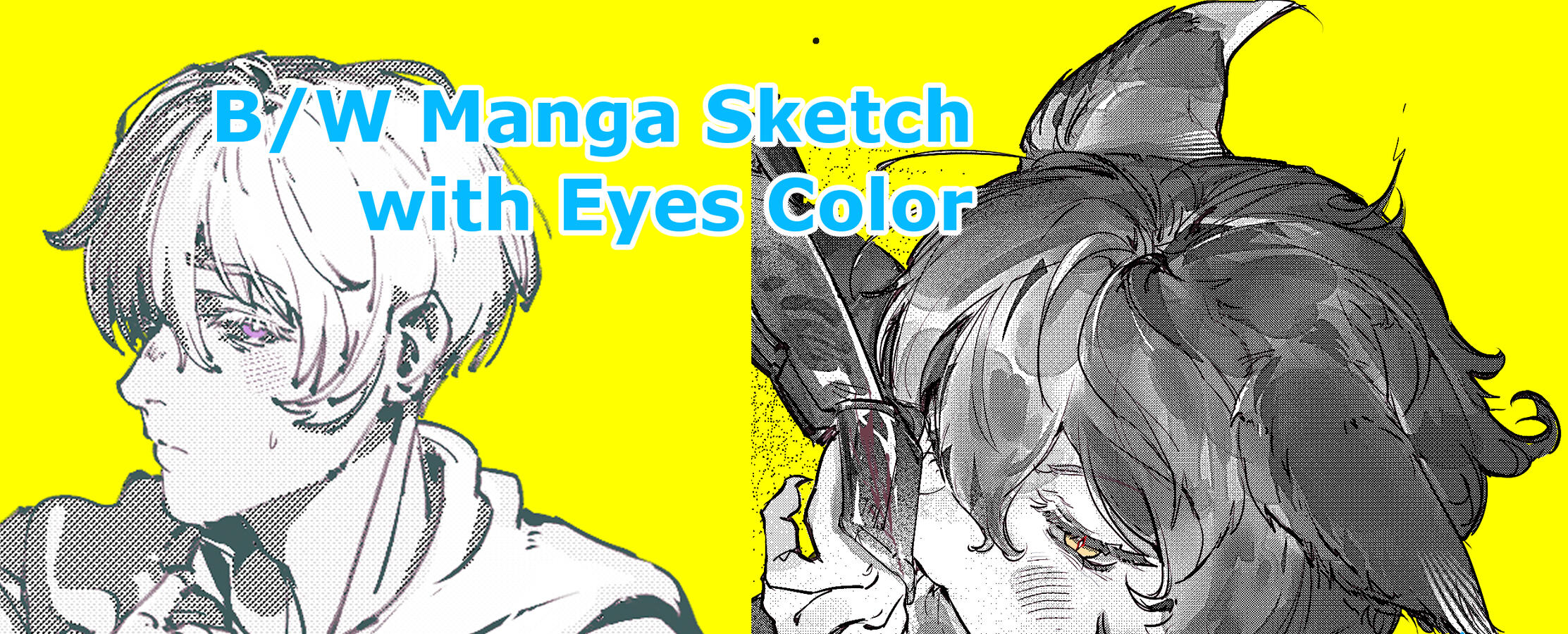 Skeb - B/W Manga Sketch Skeb - B/W Manga Sketch