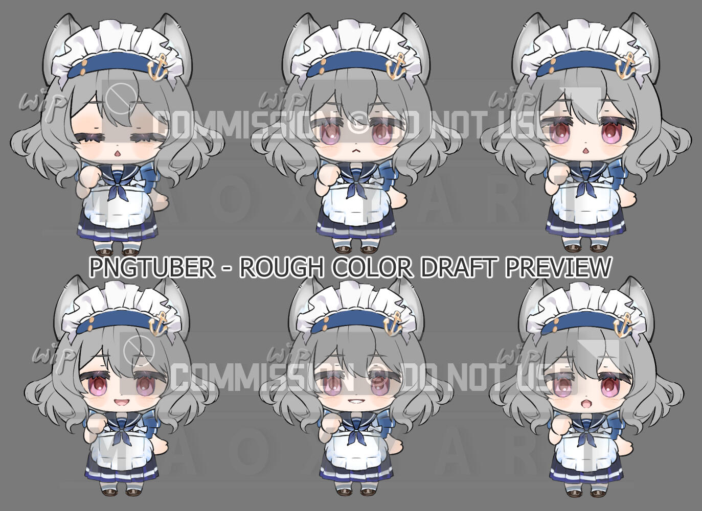 PNGTuber - Rough draft preview sample PNGTuber - Rough draft preview sample